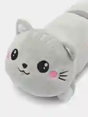 Серебряный мягкая игрушка-подушка "Кот Батон", 4 размера