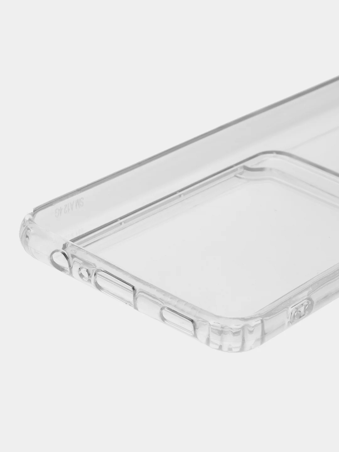 Ударопрочный прозрачный чехол с карманом для карт на Samsung A03, A12, M12, A03 Core, A13