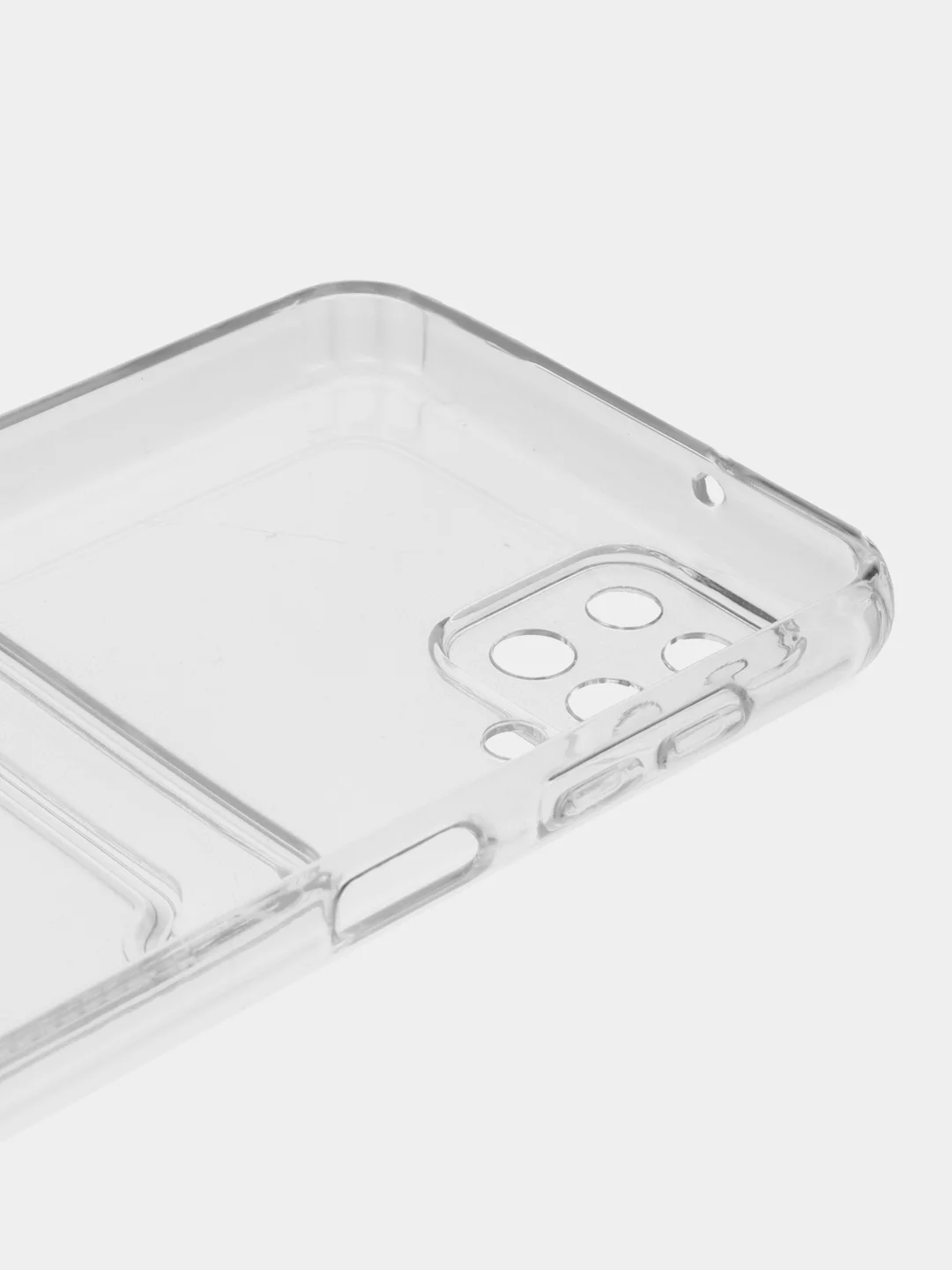 Ударопрочный прозрачный чехол с карманом для карт на Samsung A03, A12, M12, A03 Core, A13