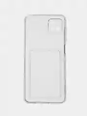 Ударопрочный прозрачный чехол с карманом для карт на Samsung A03, A12, M12, A03 Core, A13