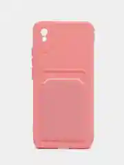 Конфетный чехол для Xiaomi Redmi 9A, Сяоми Редми 9А, силиконовый, с карманом для карты