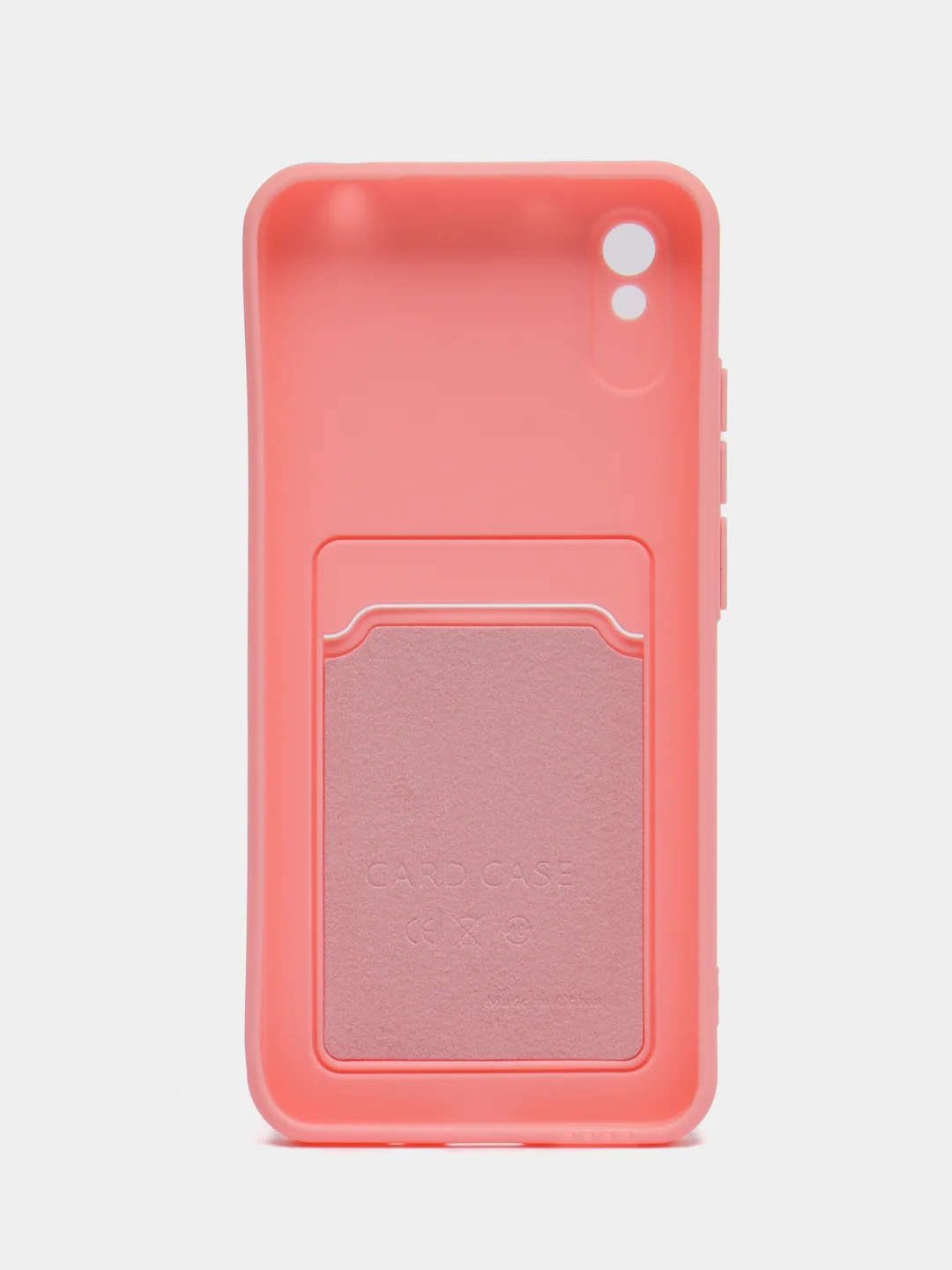 Конфетный чехол для Xiaomi Redmi 9A, Сяоми Редми 9А, силиконовый, с карманом для карты