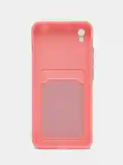 Конфетный чехол для Xiaomi Redmi 9A, Сяоми Редми 9А, силиконовый, с карманом для карты