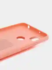 Розовый чехол Xiaomi Redmi 9C, 9C NFC, 10A, Редми 9С (НФС), 10А силиконовый под кожу с подставкой
