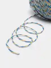 Голубой пряжа YarnArt Baby cotton multicolor, 50г/165м, 50% акрил, 50% хлопок