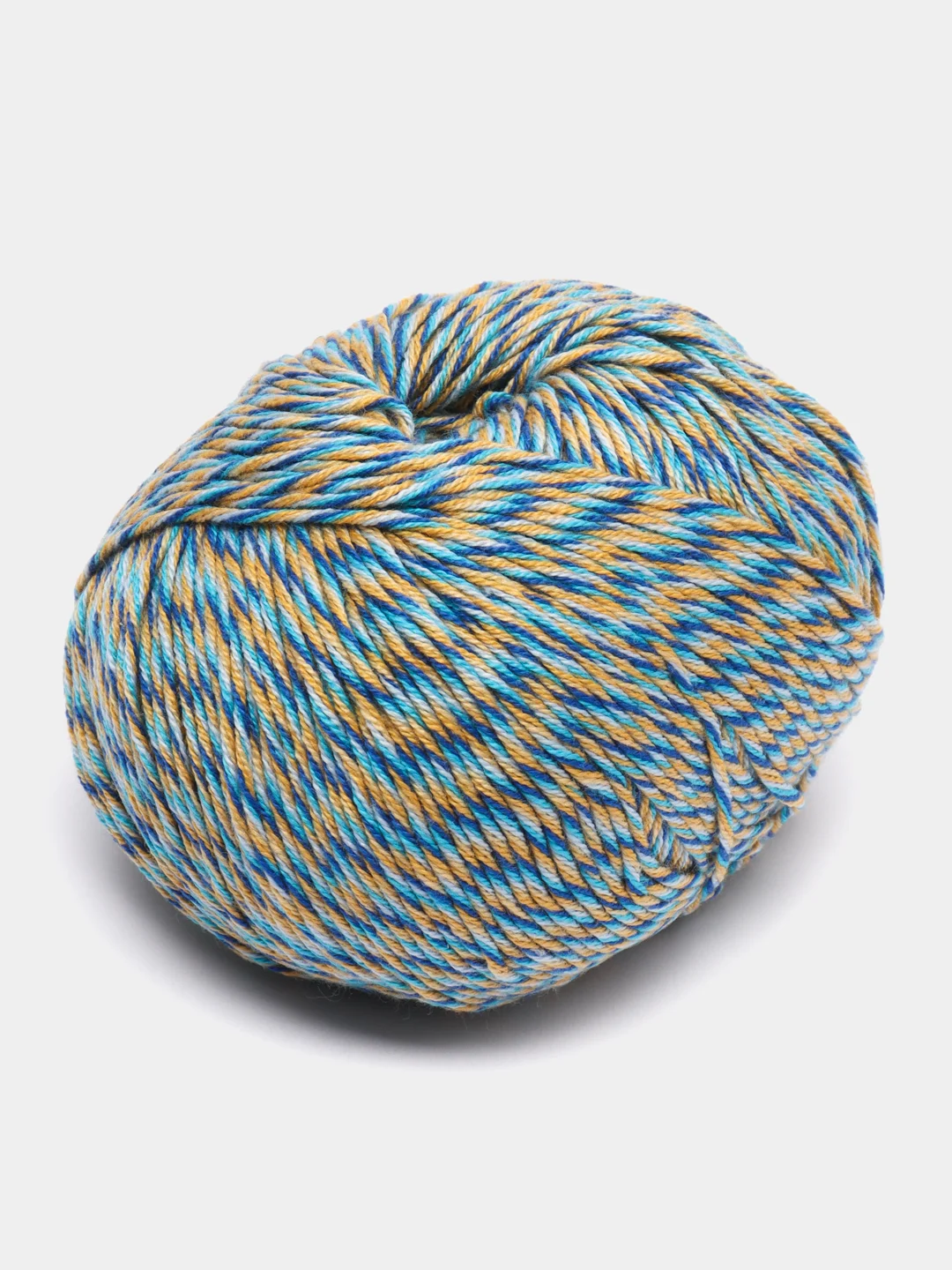 Голубой пряжа YarnArt Baby cotton multicolor, 50г/165м, 50% акрил, 50% хлопок
