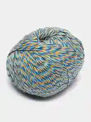 Голубой пряжа YarnArt Baby cotton multicolor, 50г/165м, 50% акрил, 50% хлопок