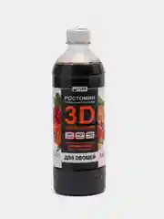 Удобрение жидкое из сапропеля 3D для овощей, 0,5 л, ГЕРА