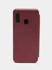 Фуксия samsung A01, A10, A11, A20, A30, A21S, A41, A50, A51, А52,A71, M21, M31, M31S чехол-книжка