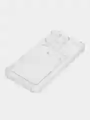 Прозрачный чехол для iPhone (Айфон) 11, 14, 13, Pro, Max, 12, XR, XS, 7, 8, Plus, с карманом для карт, прозрачный