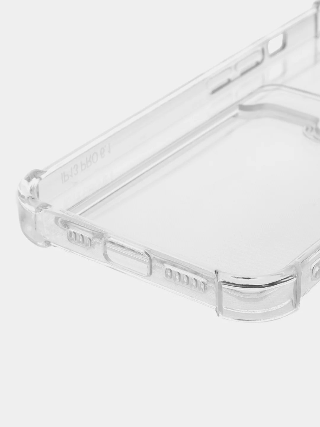 Прозрачный чехол для iPhone (Айфон) 11, 14, 13, Pro, Max, 12, XR, XS, 7, 8, Plus, с карманом для карт, прозрачный