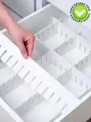 Разделители для хранения вещей и мелочей, комплект 8 шт, 48*11 см
