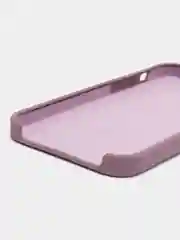 Синий меланж чехол Silicone Case для iPhone 12, 12 Pro с открытым низом