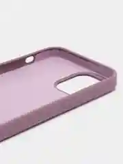 Синий меланж чехол Silicone Case для iPhone 12, 12 Pro с открытым низом