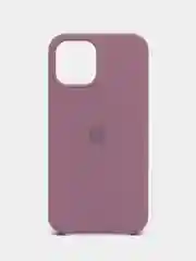 Сиреневый чехол Silicone Case для iPhone 12, 12 Pro с открытым низом