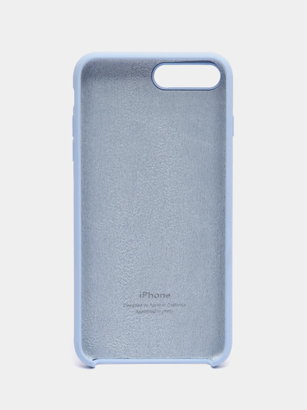 Светло-синий чехол Silicone Case для iPhone 7/8 Plus