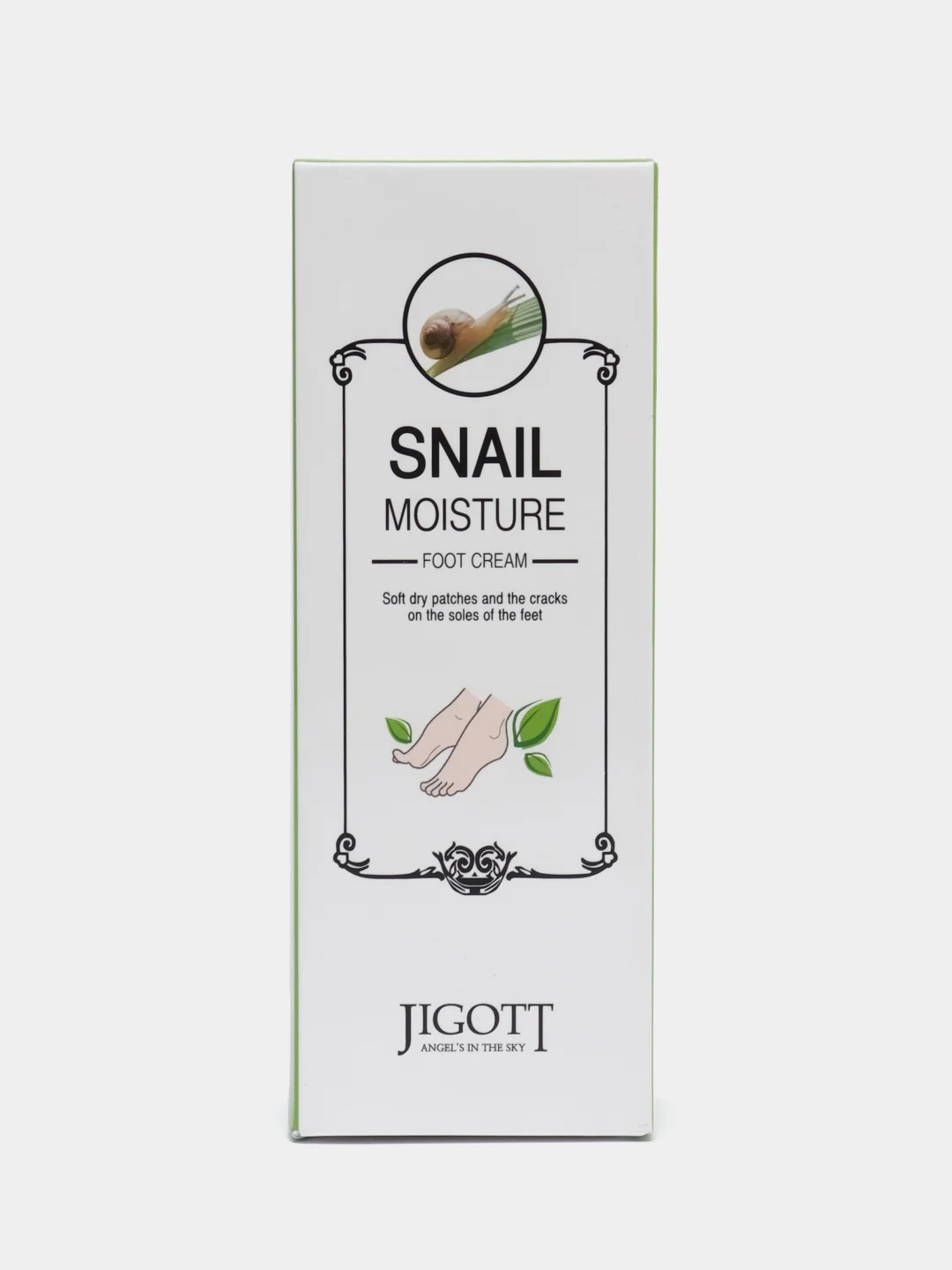 Увлажняющий крем для ног JIGOTT Snail Moisture Foot Cream, с улиточным муцином, 100 мл