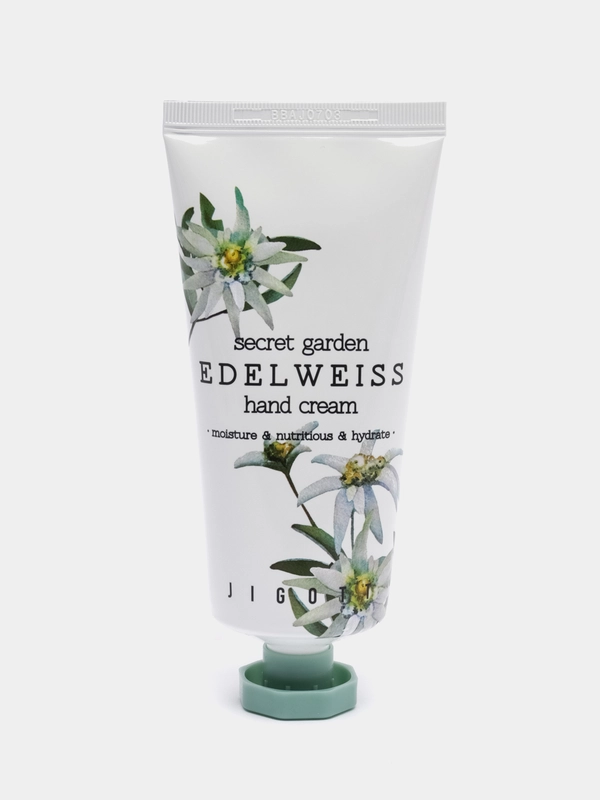 Крем для рук с экстрактом эдельвейса JIGOTT Secret Garden Edelweiss Hand Cream, 100 мл