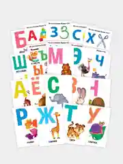 Оранжевый развивающие карточки для детей двусторонние 19 шт. 120х180 мм. Проф-Пресс