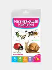 Розовый развивающие карточки для детей двусторонние 19 шт. 120х180 мм. Проф-Пресс