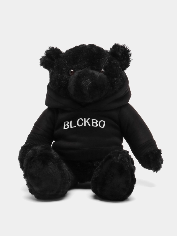 Мягкая игрушка "Мишка Blckbо", 30 см, черный, белый