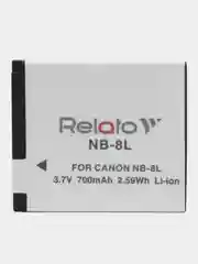 Аккумулятор Relato NB-8L для Canon NB-8L
