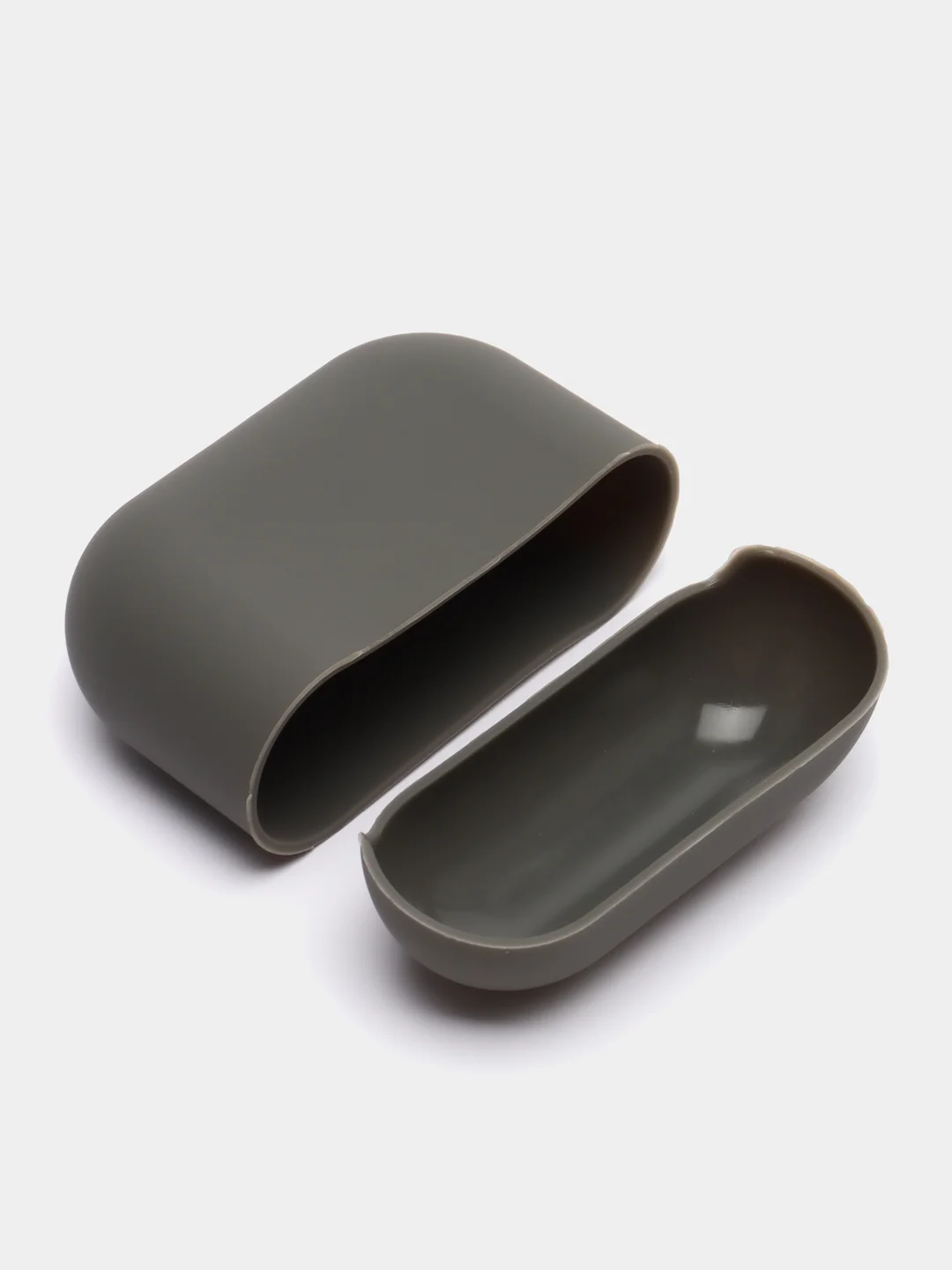 Серый силиконовый чехол для наушников AirPods 2, 3, Pro, Pro 2