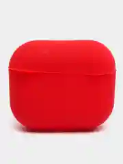 Багровый силиконовый чехол для наушников AirPods 2, 3, Pro, Pro 2
