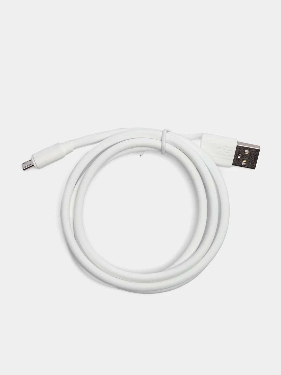Белый кабель зарядный, мягкий из силикона, Borofone BX55 Type-C/Lightning/Mirco-USB для Android