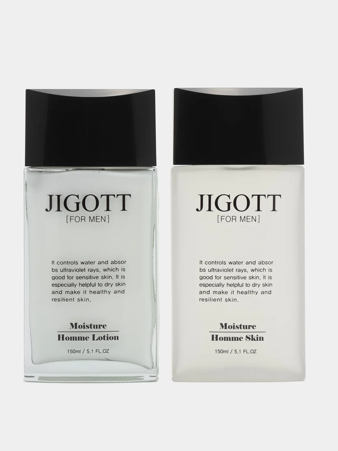 Набор подарочный для мужчин 2 предмета+2 мини версии JIGOTT MOISTURE HOMME SKIN CARE 2SET
