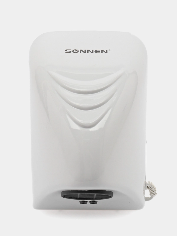 Сушилка для рук SONNEN HD-988, 850 Вт, пластиковый корпус, белая, 604189