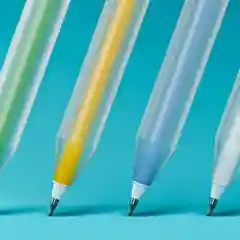 Ручка шариковая синяя 0,7 мм, бесстержневая, на масляной основе, канцелярия
