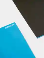Голубой коврик для йоги, спорта ISOLON Yoga Master 6, 180х60 см, 6 мм (высокая амортизация, нескользящий)