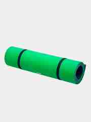 Зеленый коврик для йоги, спорта ISOLON Yoga Master 6, 180х60 см, 6 мм (высокая амортизация, нескользящий)