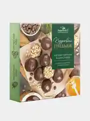 Мягкий кедровый грильяж Берестов А.С. в шоколаде, с кедровым орехом и медом, 135 г