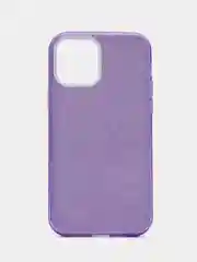 Пурпурный чехол для iPhone 12, 12 Pro 13 Pro Max 13 mini 14 Pro Max 15 Pro Max блестящий сияющий