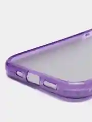 Пурпурный чехол для iPhone 12, 12 Pro 13 Pro Max 13 mini 14 Pro Max 15 Pro Max блестящий сияющий