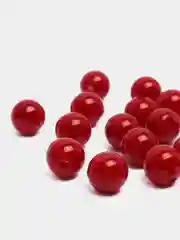 Бусины клюквенного цвета, 10 мм
