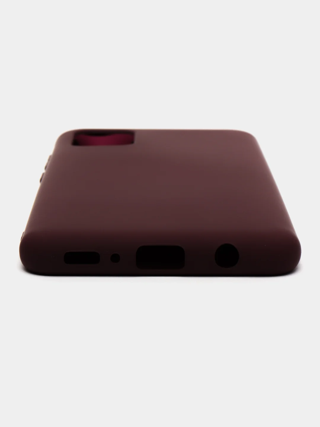 Бордовый чехол Silicone Case для Samsung A42, A41, A40, A32, A31, A30, A3, A22, A21s, A20