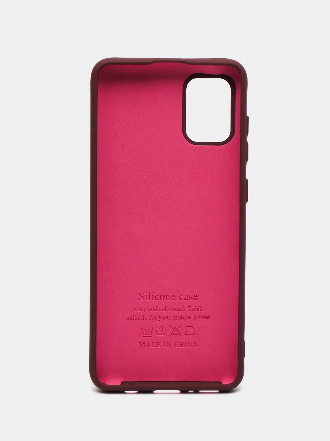 Бордовый чехол Silicone Case для Samsung A42, A41, A40, A32, A31, A30, A3, A22, A21s, A20