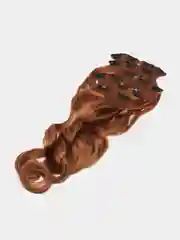 Медный накладные волосы-пряди, локоны на заколках