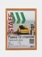 Рамка, фоторамка для фотографий и грамот, 30 х 40 см, STAFF, багет 18 мм, 391201