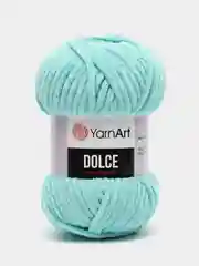Бирюзовый пряжа плюшевая YarnArt Dolce (ЯрнАрт Долче)