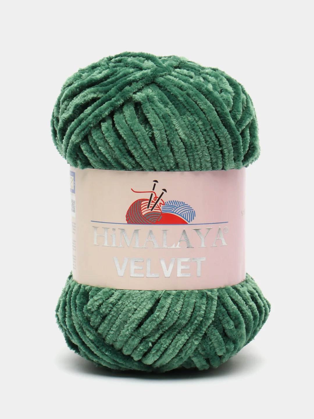 Зеленый пряжа Плюшевая Himalaya Velvet 100% Полиэстер 100г 120м