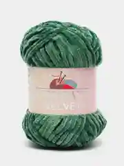 Зеленый пряжа Плюшевая Himalaya Velvet 100% Полиэстер 100г 120м