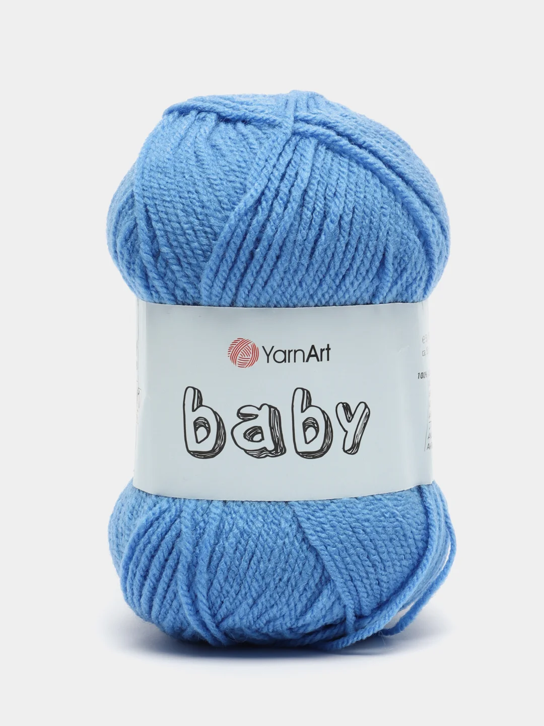 Голубой пряжа YarnArt Baby, 1-5 штук, акрил, 50 г, 150 м