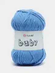 Голубой пряжа YarnArt Baby, 1-5 штук, акрил, 50 г, 150 м