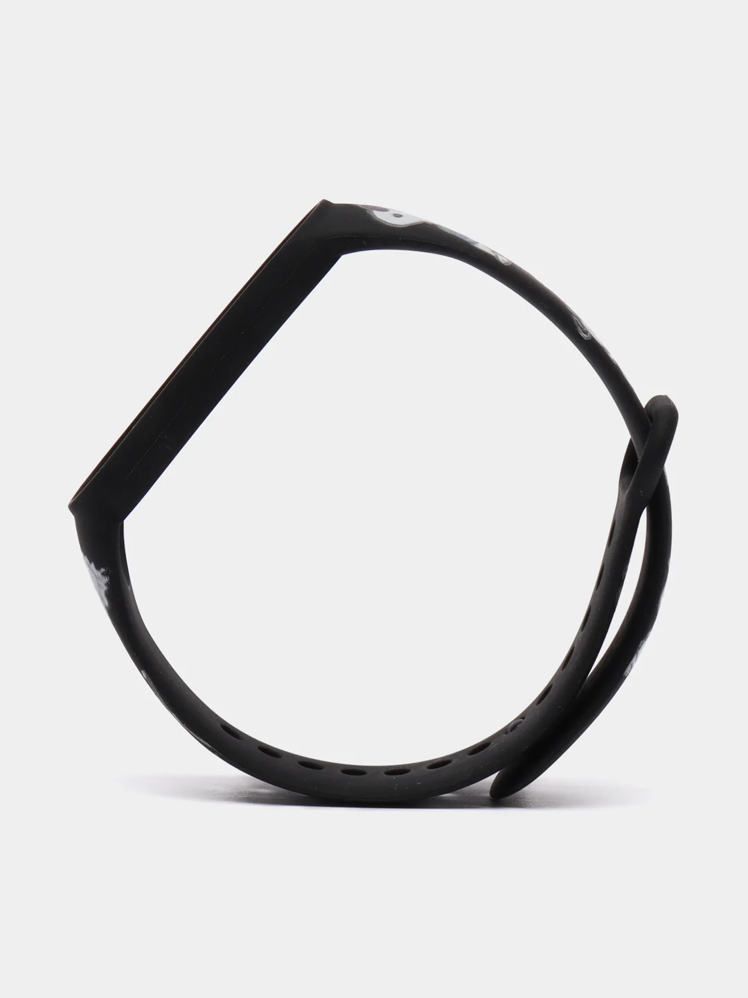 Мятный силиконовый ремешок с принтом для Xiaomi Mi Band 7 / 3 / 4 / 5 / 6