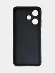 Чехол для Infinix Hot 30, Инфиникс Хот 30 силиконовый, матовый, черный