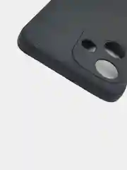 Чехол для Infinix Hot 30, Инфиникс Хот 30 силиконовый, матовый, черный